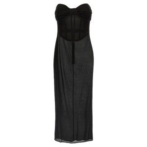 Magda Butrym 27 Off-The-Shoulder Midi Dress With Integrated Bustier - NWT